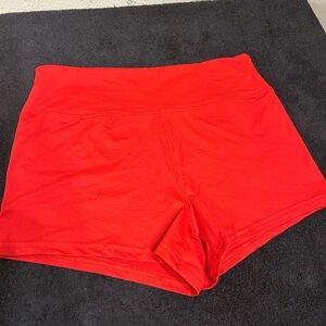 Women's Red Shorts